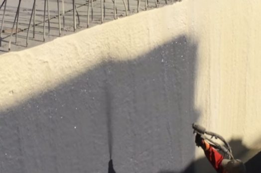 Perde Beton Poliüretan Köpük Üstü Polyürea