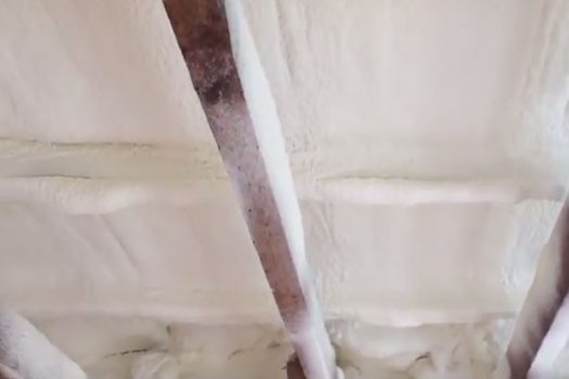 Poliüretan Köpük Ters Tavan Uygulanması