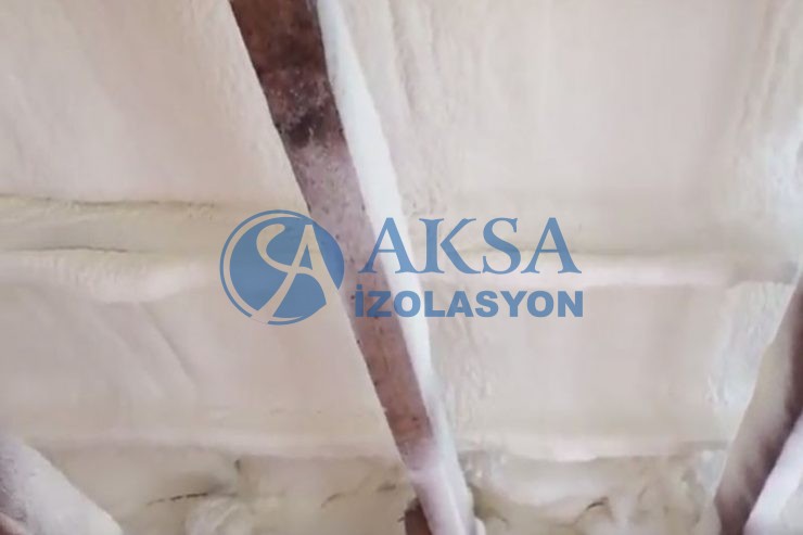Poliüretan Köpük Ters Tavan Uygulanması